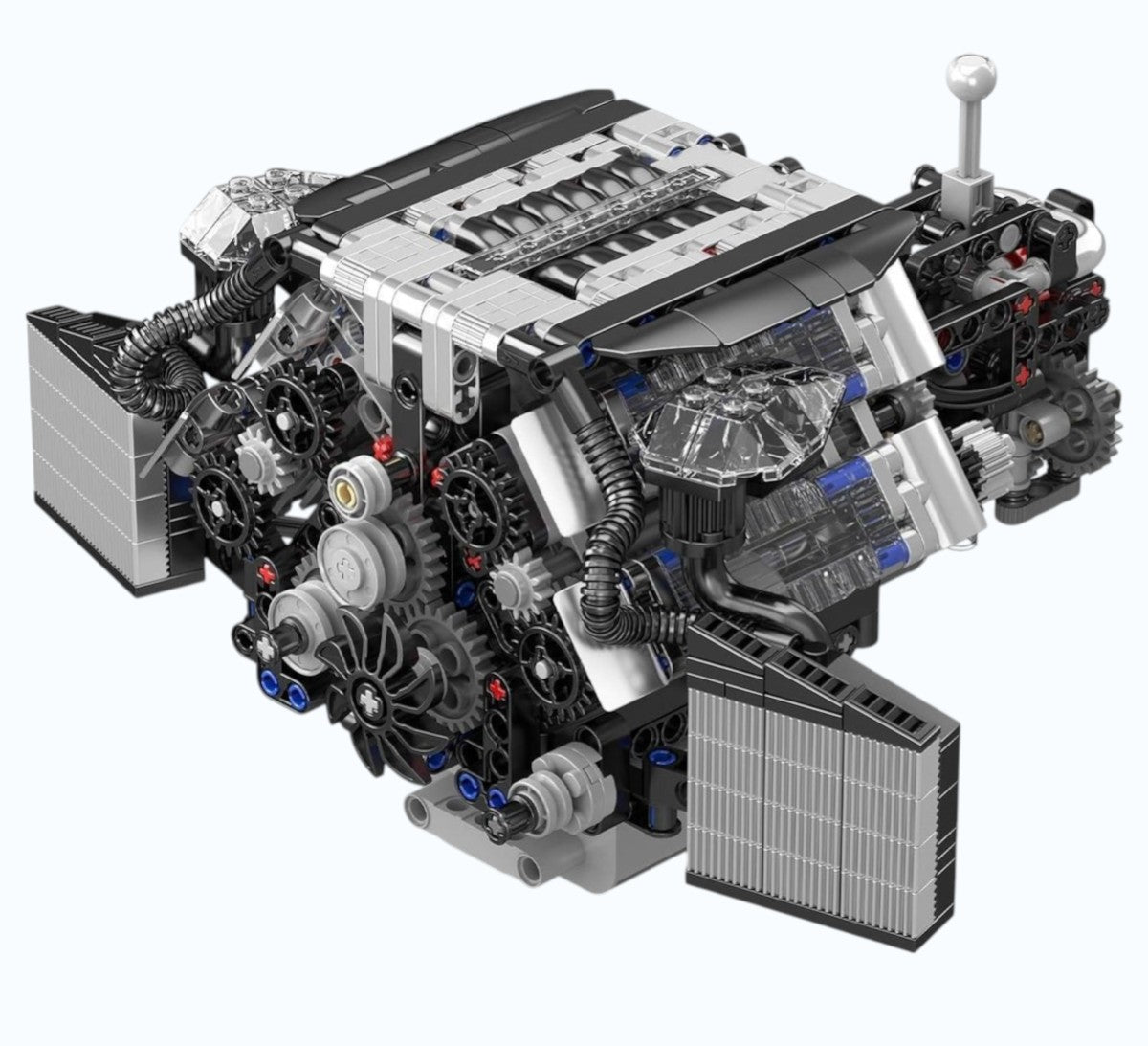 W12 Twin Turbo Engine Electric Kit with Moving Parts