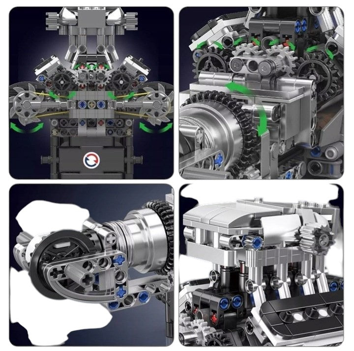Mold King Turbo V8 Engine Kit