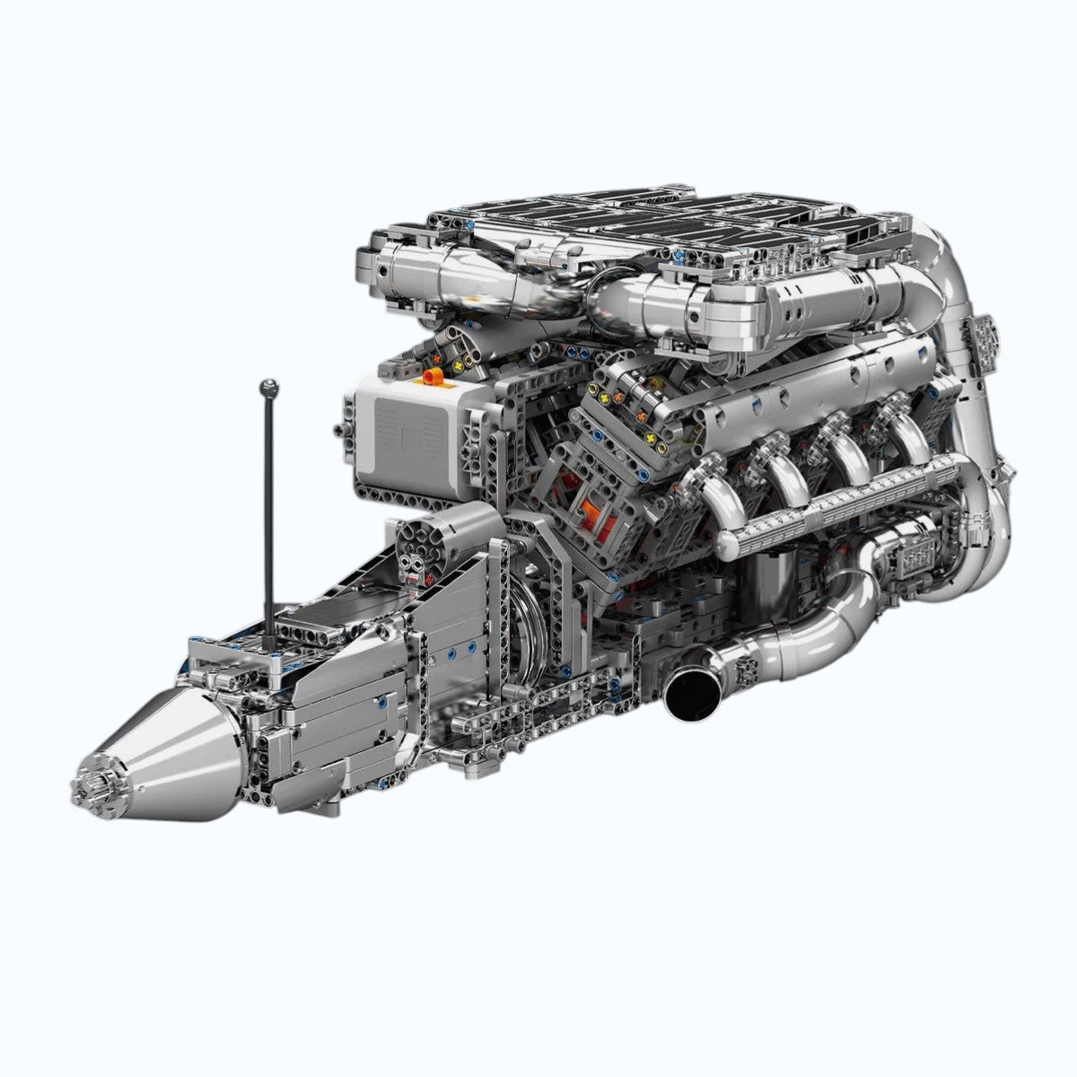 ULTIMATE CHROME TWIN TURBO V8 ENGINE & TRANSMISSION