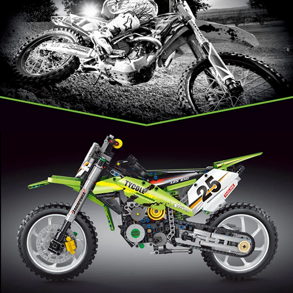 Lime Green Motorcross