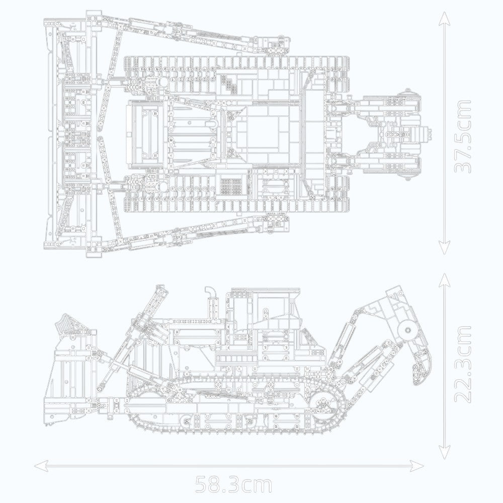 Remote Controlled Bulldozer Model