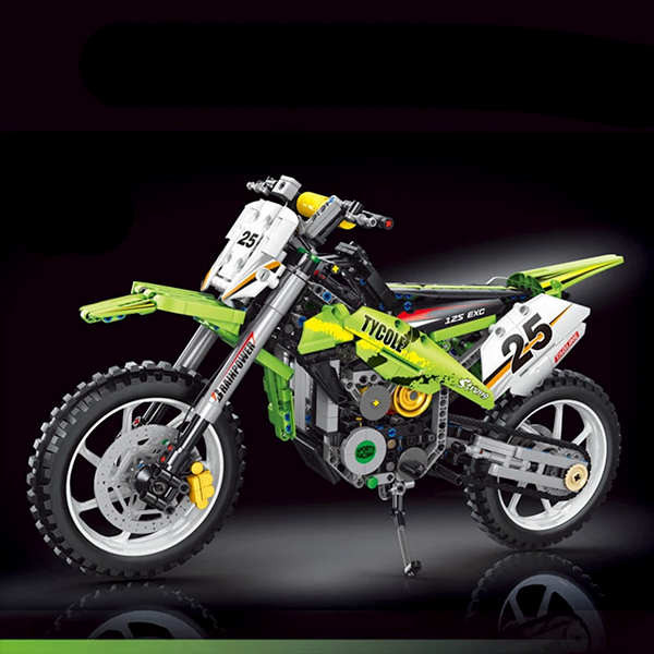 Lime Green Motorcross